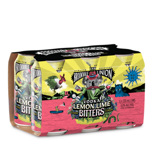 Vodka Lemon Lime Bitters - 6 Pack